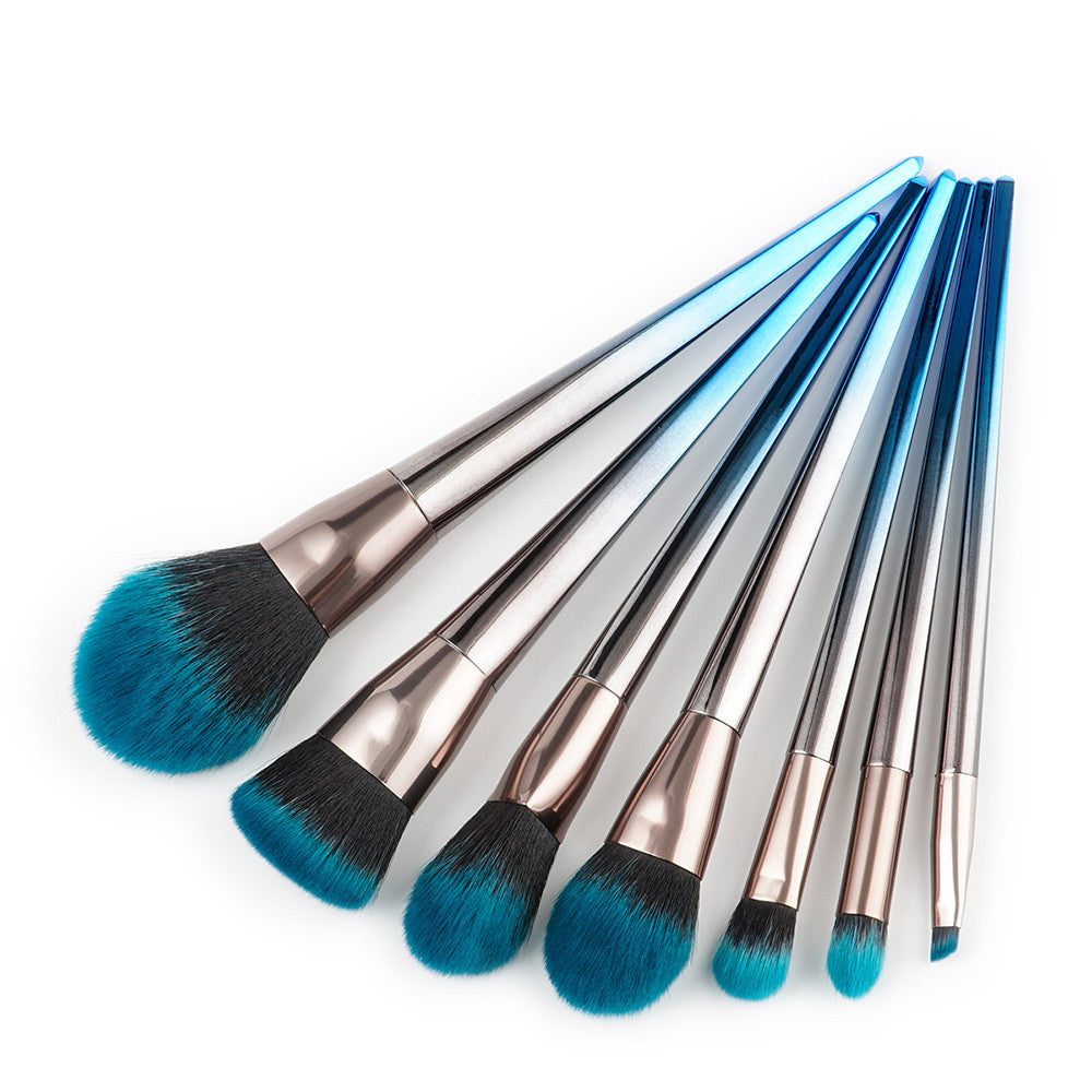 7 diamond makeup brushes blue black gradient 7 diamond makeup brushes blue black gradient
